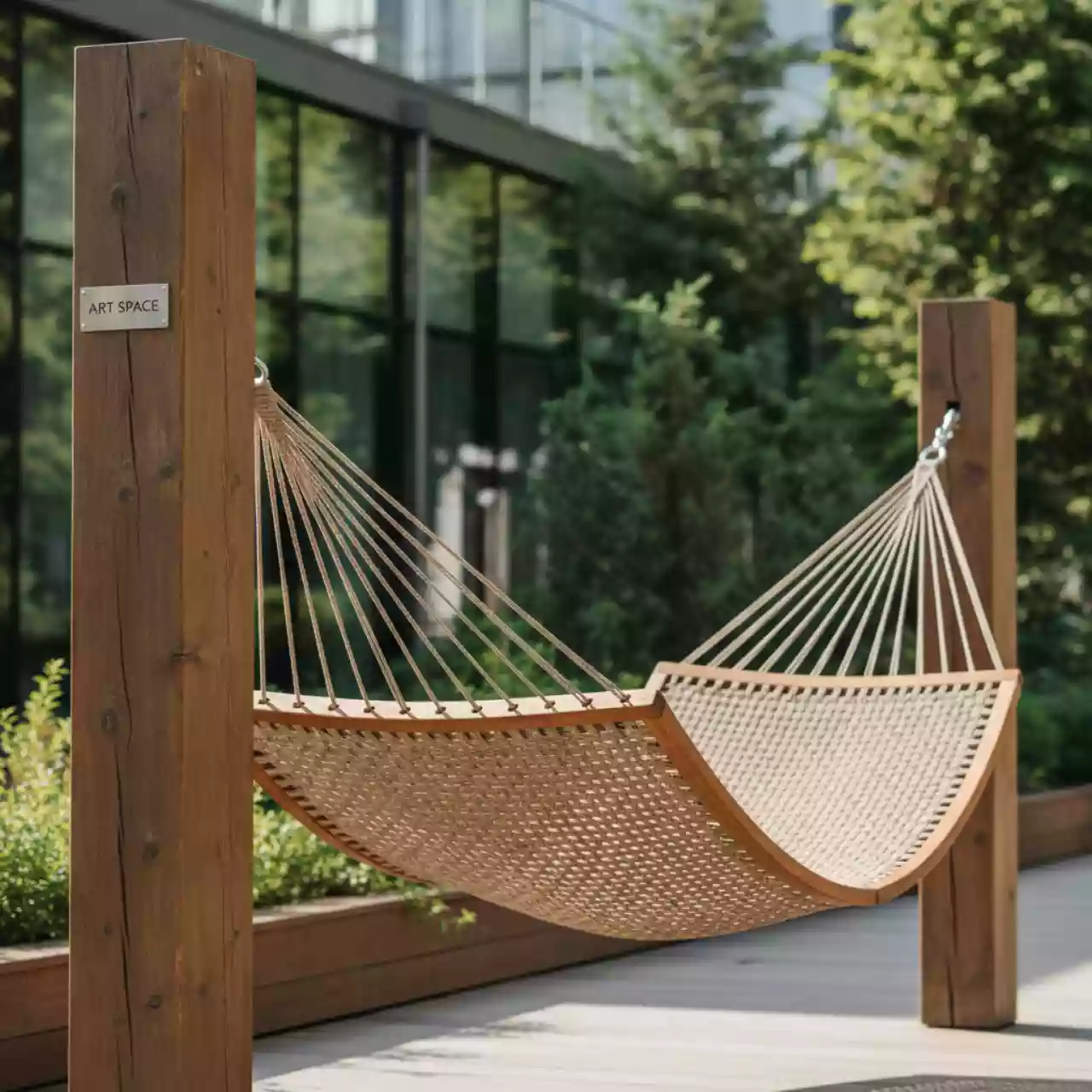 Аренда Гамак плетеный деревянный Patio в Sochi Marriott Krasnaya Polyana — ART SPACE