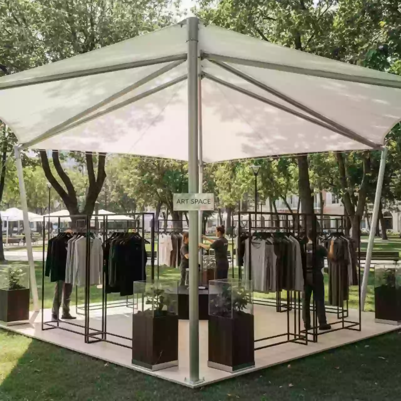 Аренда Гардероб для массовых мероприятий в парке «Ривьера» — ART SPACE