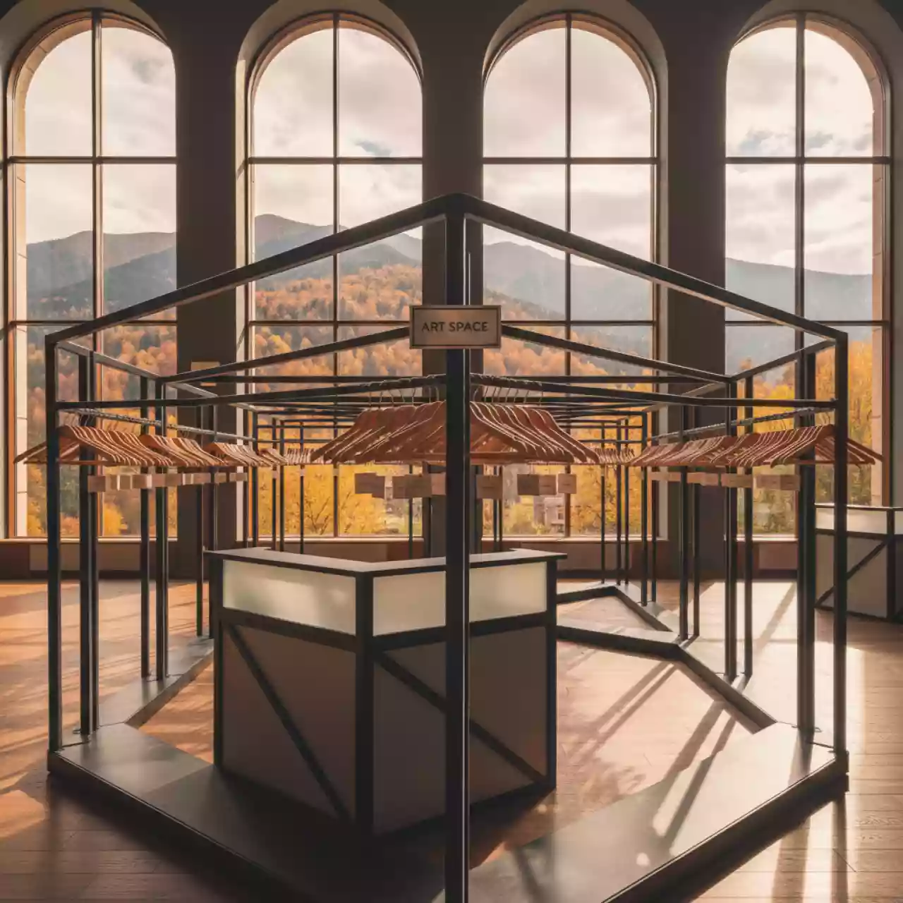 Аренда Гардероб мобильный на 300 гостей в Radisson Hotel Rosa Khutor — ART SPACE