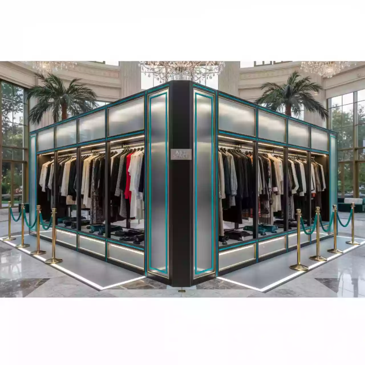 Аренда Гардероб мобильный на 400 гостей в Radisson Collection Paradise — ART SPACE