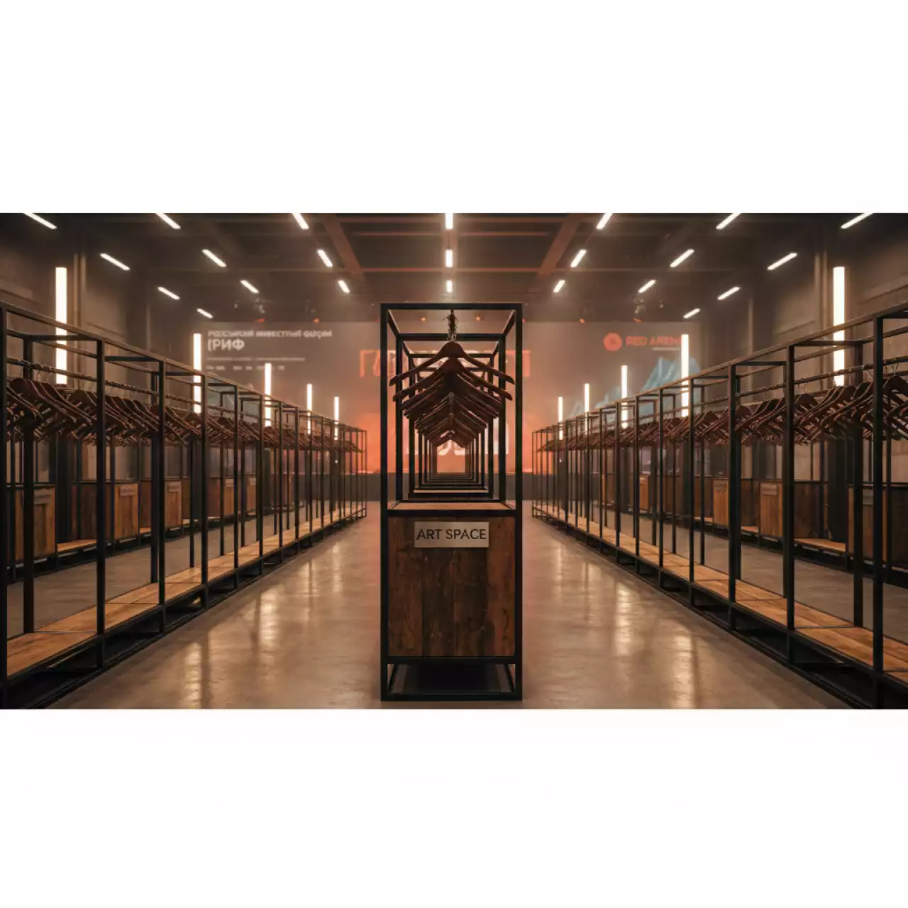 Аренда Гардероб на 1000 человек в Red Arena — ART SPACE