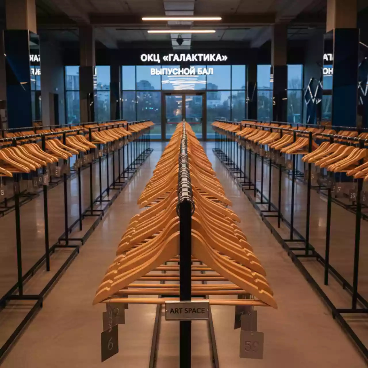 Аренда Гардероб от 1001 до 3000 мест в ОКЦ «Галактика» — ART SPACE