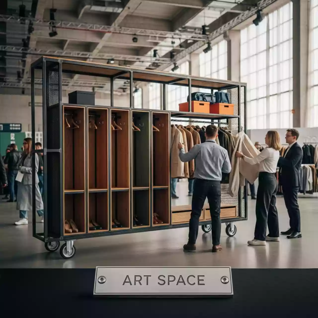 Аренда Гардероб выездной 12 мест комплект в отеле «Богатырь» — ART SPACE