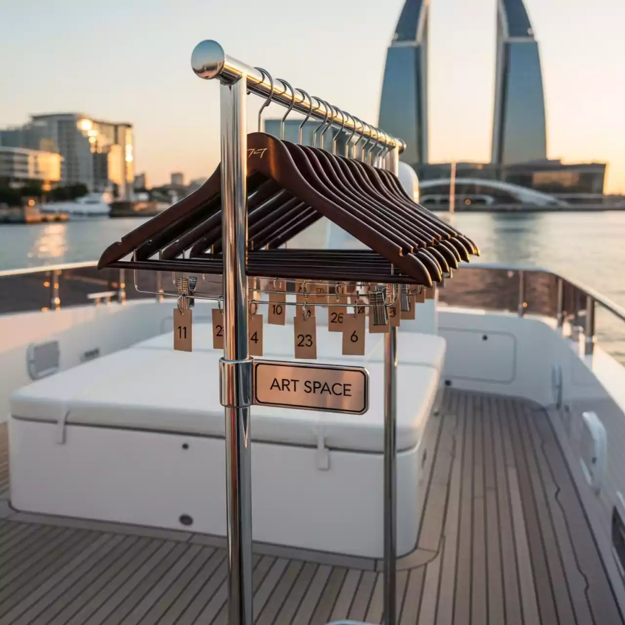 Аренда Гардероб выездной на VIP-яхте (Имеретинский порт) — ART SPACE