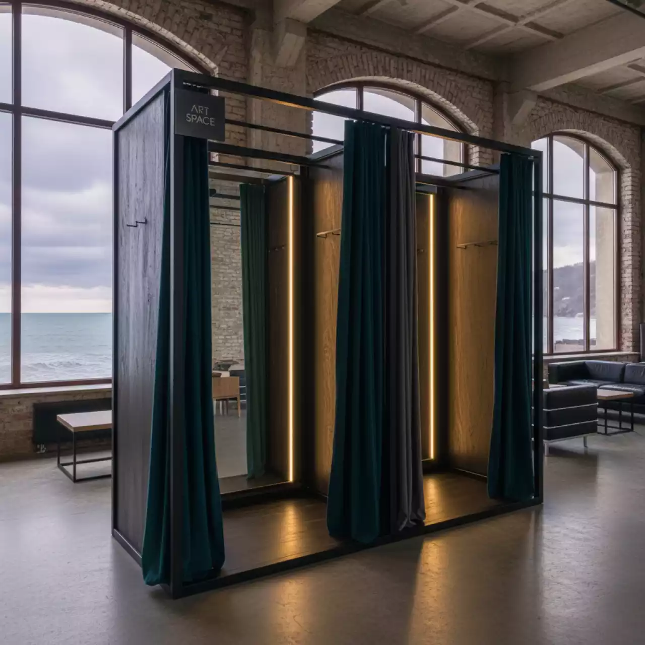 Аренда Гардеробы и примерочные на пляжных клубах Хосты — ART SPACE