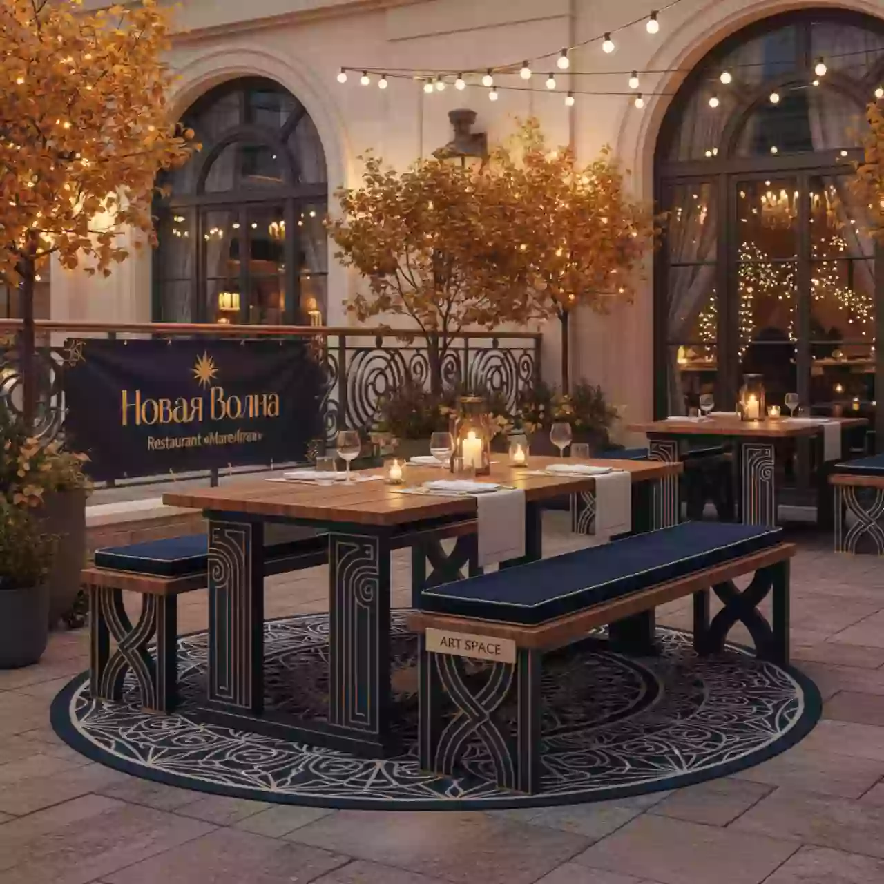 Аренда Гарнитур «Пивной комплект» в ресторане «Магеллан» — ART SPACE