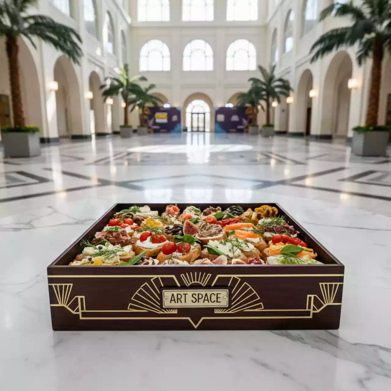 Аренда Гастробокс брускетты № 2 в санатории «Октябрьский» — ART SPACE