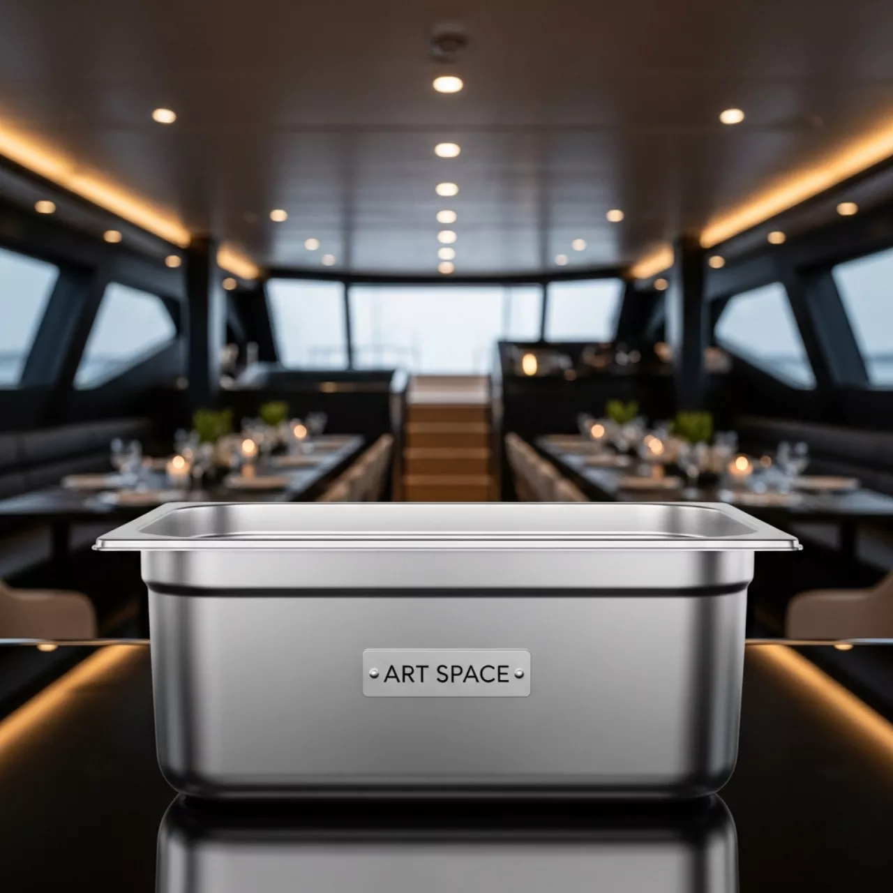 Аренда Гастроемкость GN 1.1 530х325х20 мм на VIP-яхте (Имеретинский порт) — ART SPACE