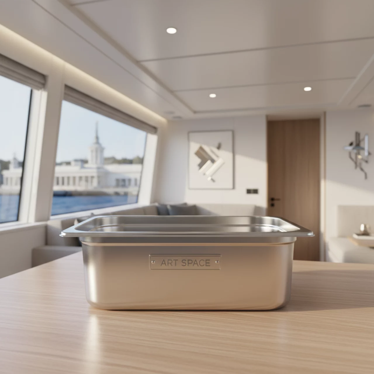 Аренда Гастроемкость GN 2 1 высота 65 мм на VIP теплоходе (Морпорт Сочи) — ART SPACE