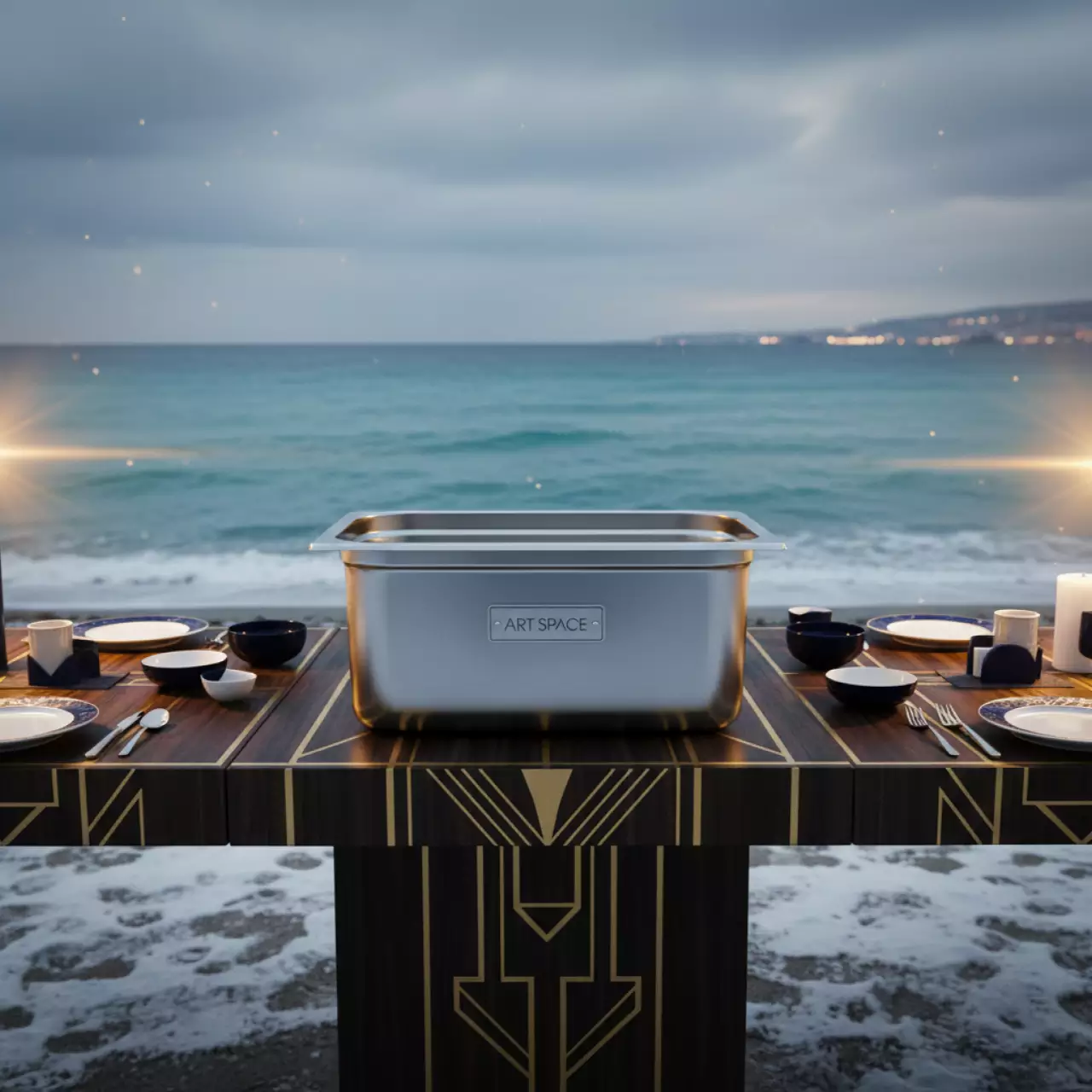 Аренда Гастроемкость GN 2 высота 150 мм на пляже «Ривьера» — ART SPACE