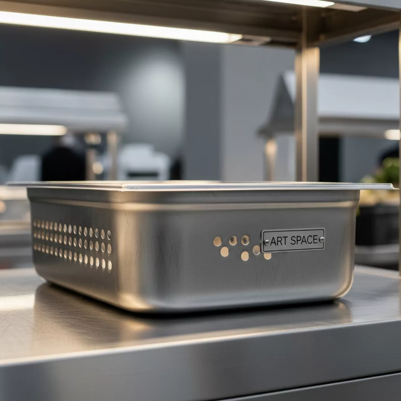 Аренда Гастроемкость перфорированная GN 1 1 530х325х65 мм в ресторане «Voda» — ART SPACE