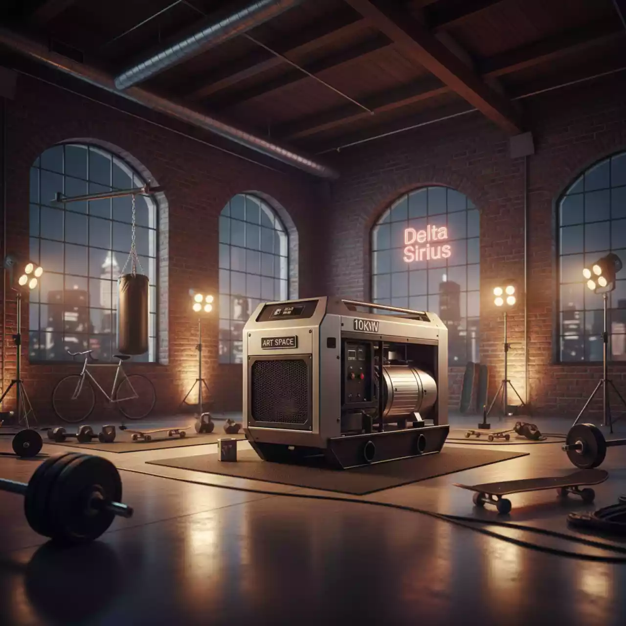 Аренда Генератор 10 кВт в Delta Sirius — ART SPACE