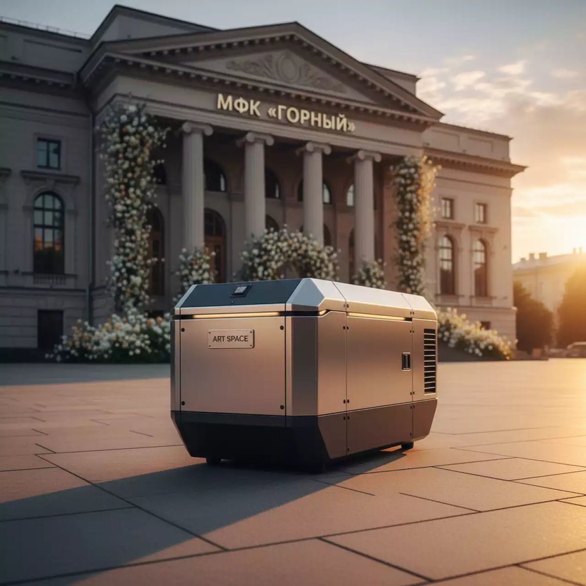 Аренда Генератор Airman SDG 150 в МФК «Горный» — ART SPACE