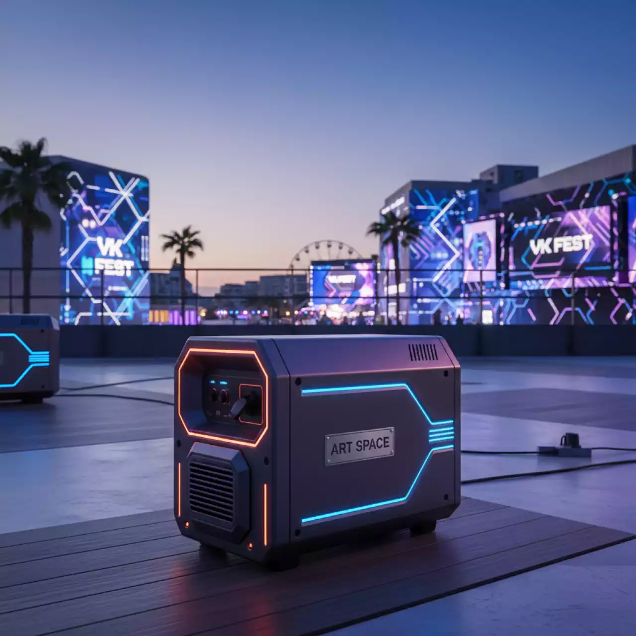 Аренда Генератор бензиновый инверторный Fubag TI 2300 в Courtyard by Marriott Sochi — ART SPACE