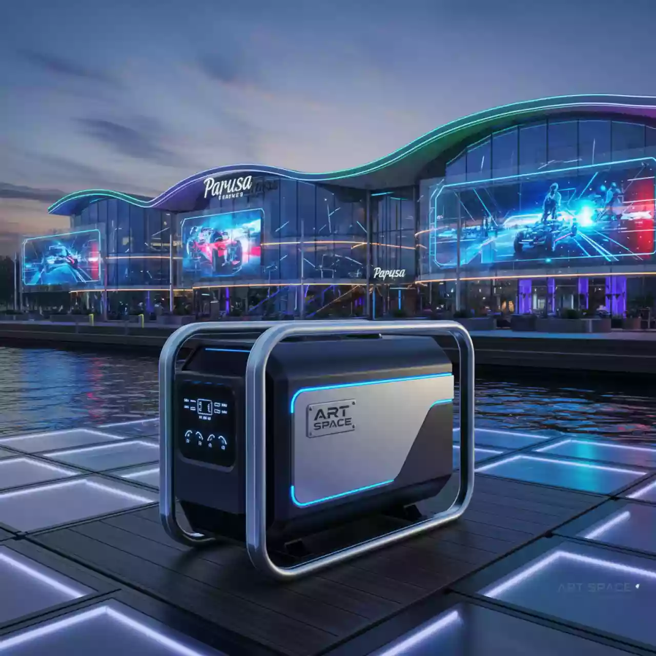 Аренда Генератор бензиновый Sturm PG 8765N в ресторане «Паруса» — ART SPACE