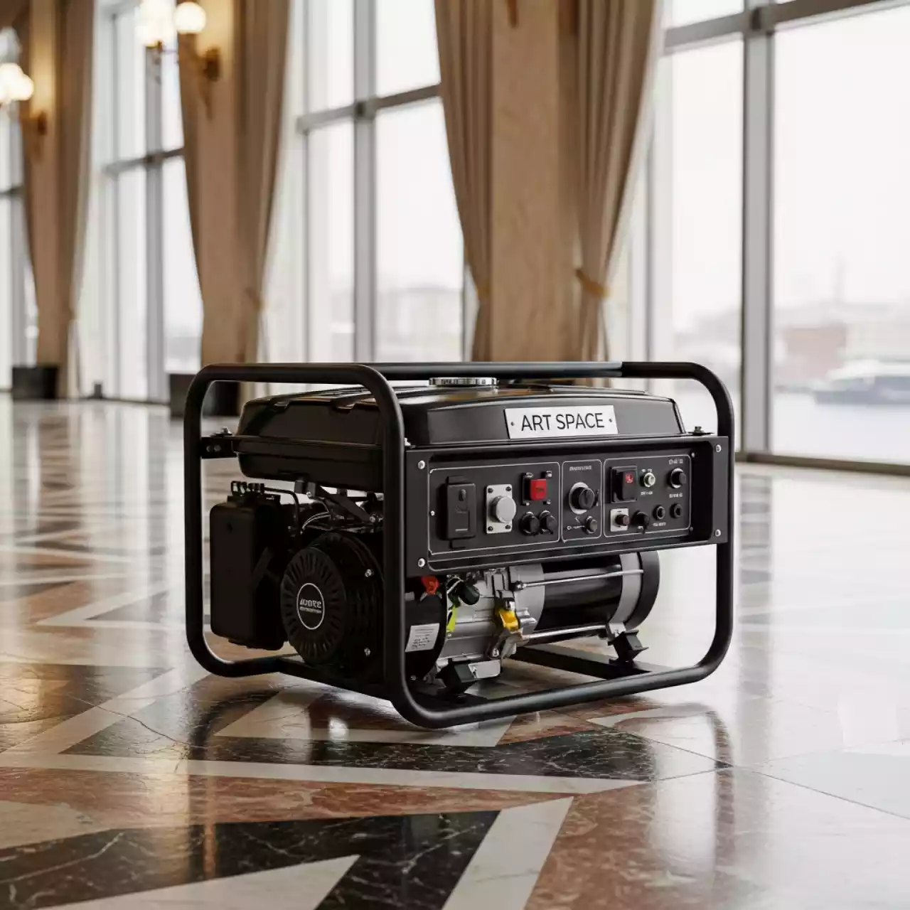 Аренда Генератор бензиновый Yamaha EF5200FW в зале «Чайка» (Морпорт) — ART SPACE