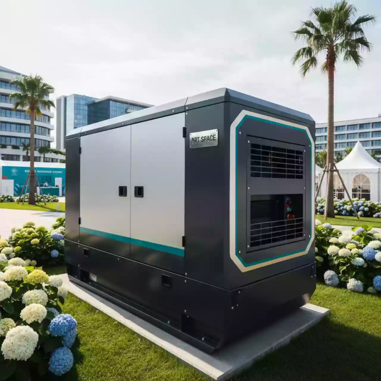 Аренда Генератор дизельный 40 кВт DCA 60 в Imeretinskiy Hotel — ART SPACE