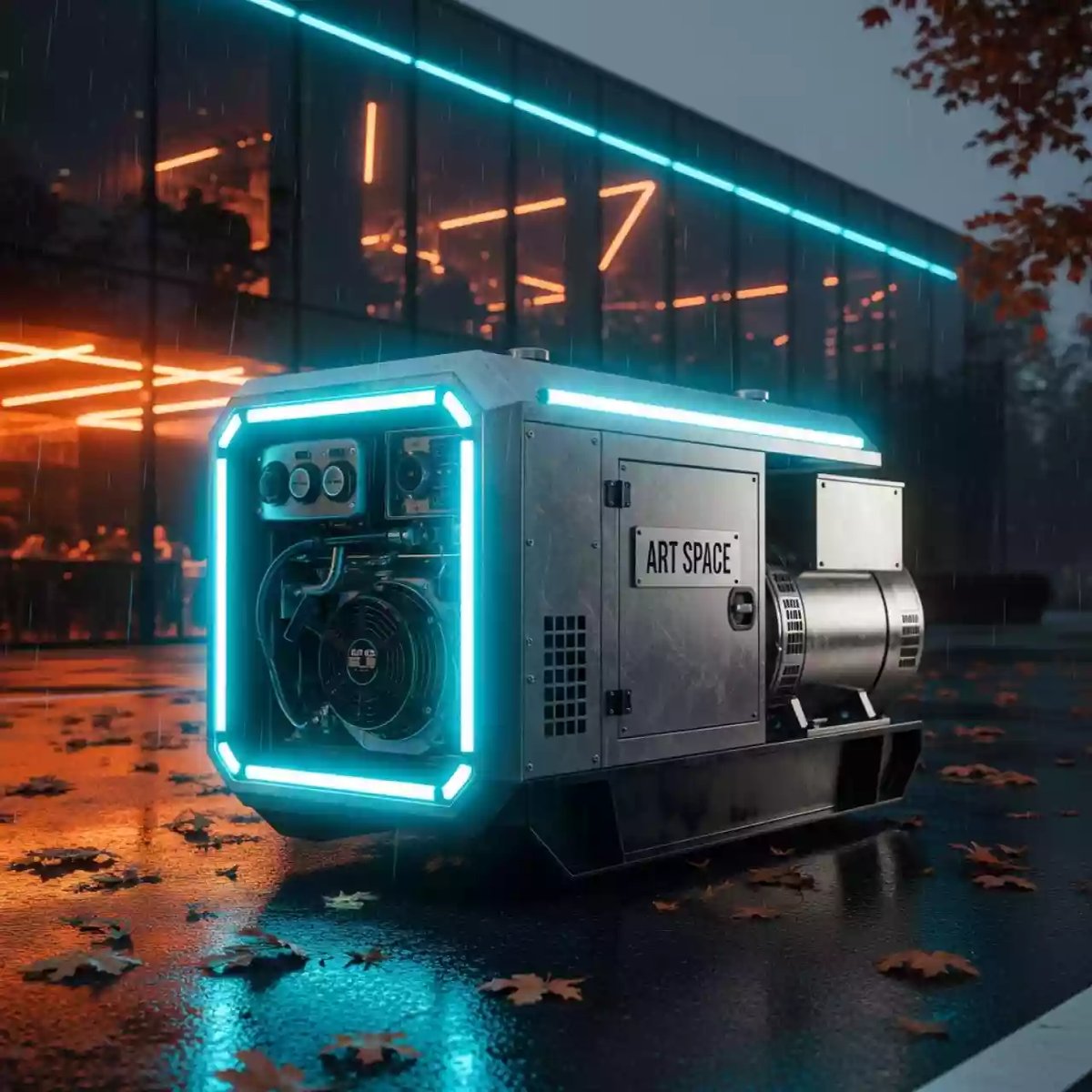 Аренда Генератор дизельный 440 кВт DCA в ресторане «Voda» — ART SPACE