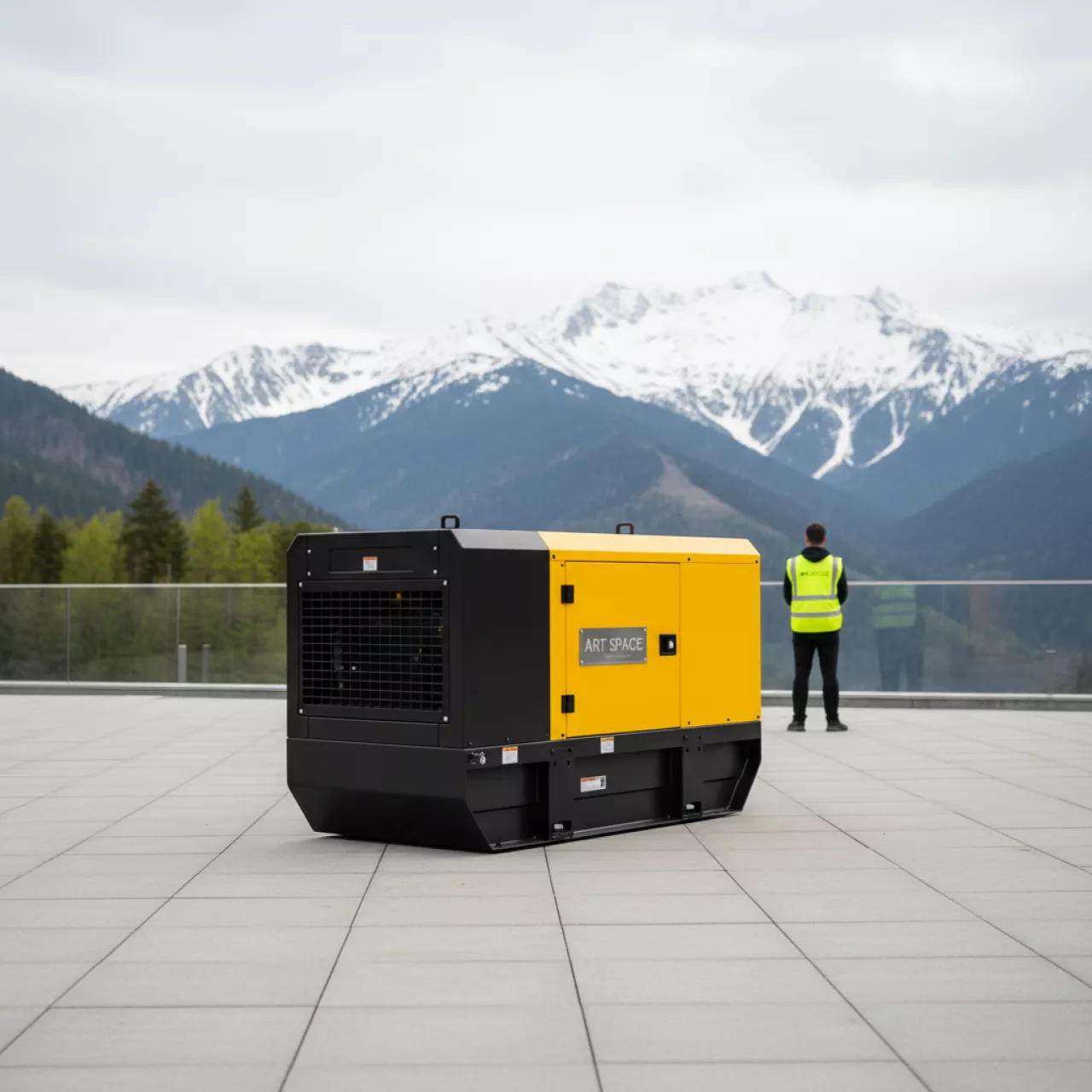 Аренда Генератор дизельный Atlas Copco QAS 80 на курорте «Газпром» (Альпика) — ART SPACE