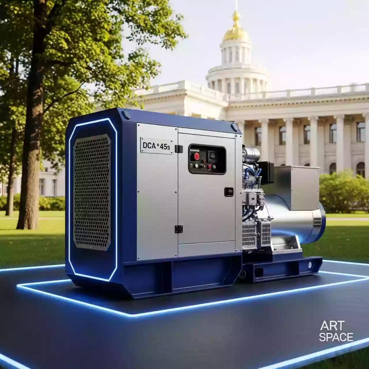 Аренда Генератор дизельный DCA 45s 30 кВт в санатории «Металлург» — ART SPACE