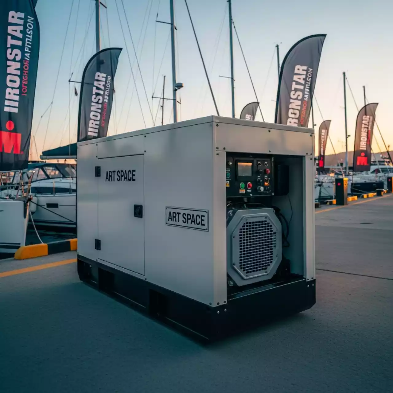 Аренда Генератор дизельный Denyo DCA 60 55 кВА 44 кВт на парусной регате (Сочи) — ART SPACE