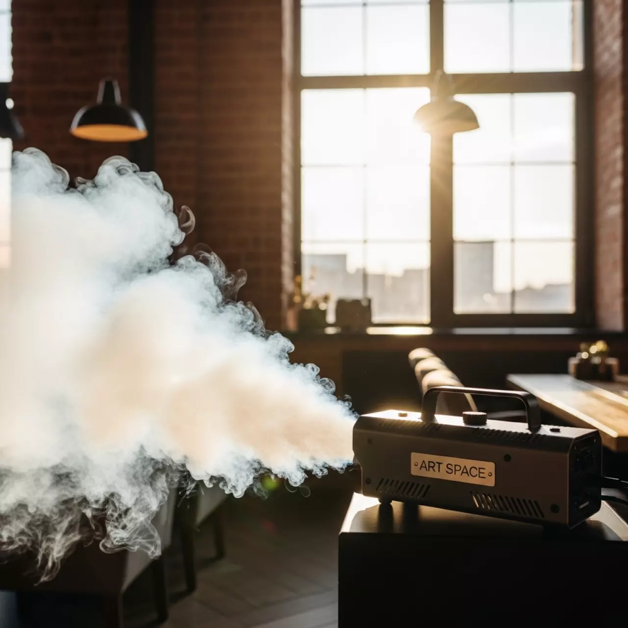 Аренда Генератор дыма дым машина Euro DJ F в ресторане «Баран-Рапан» — ART SPACE