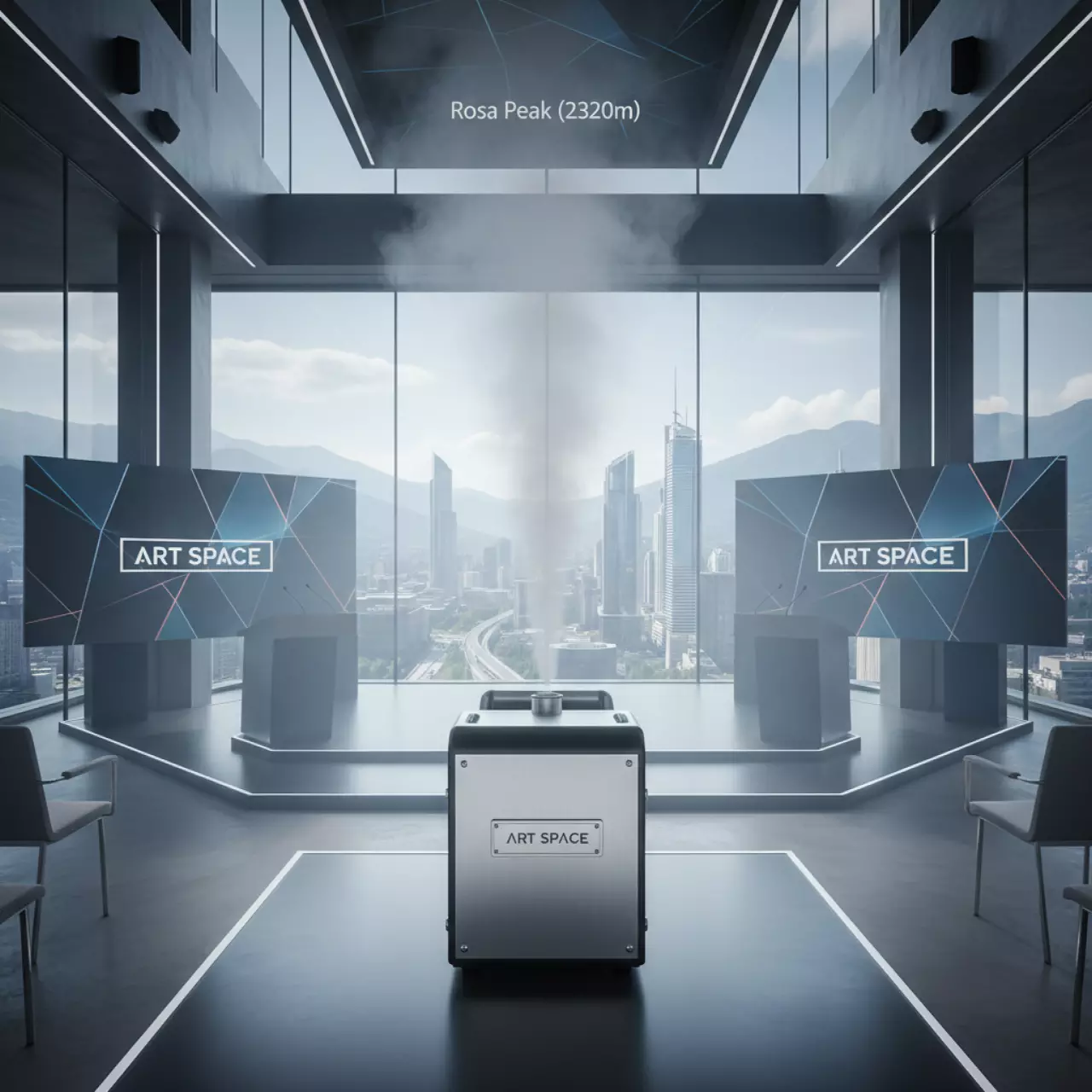 Аренда Генератор дыма Le Maitre Haze Master на площадке Rosa Peak (2320м) — ART SPACE