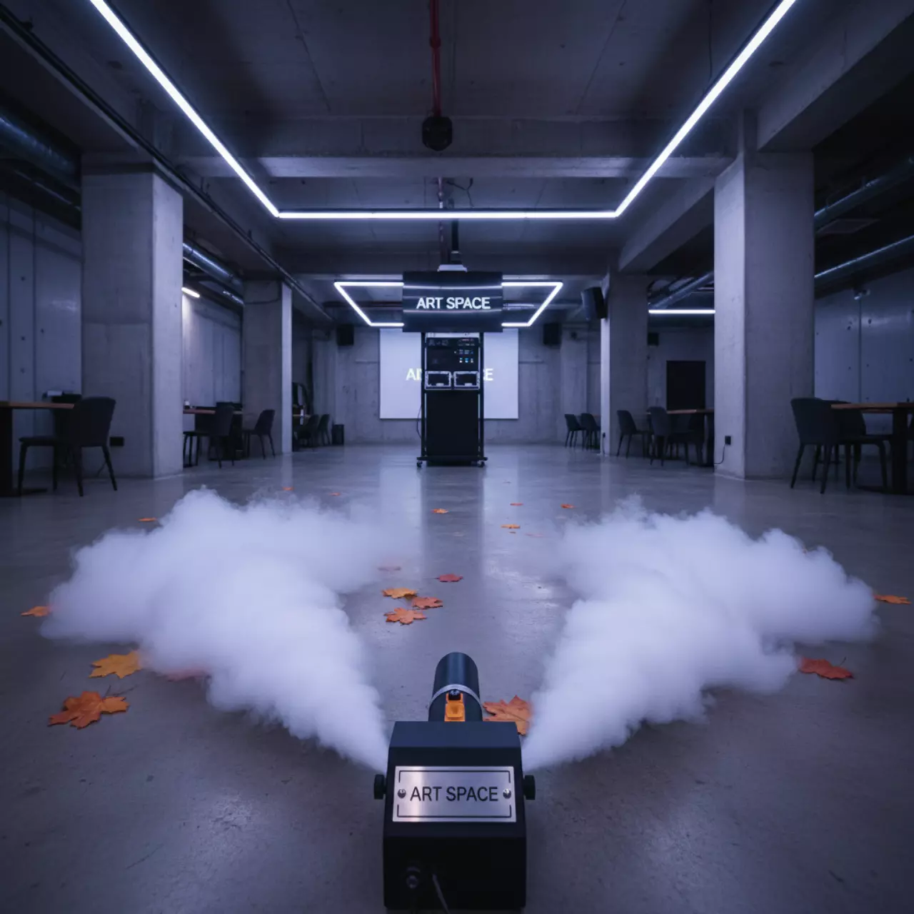 Аренда Генератор дыма угол 180 градусов в ресторане «Voda» — ART SPACE