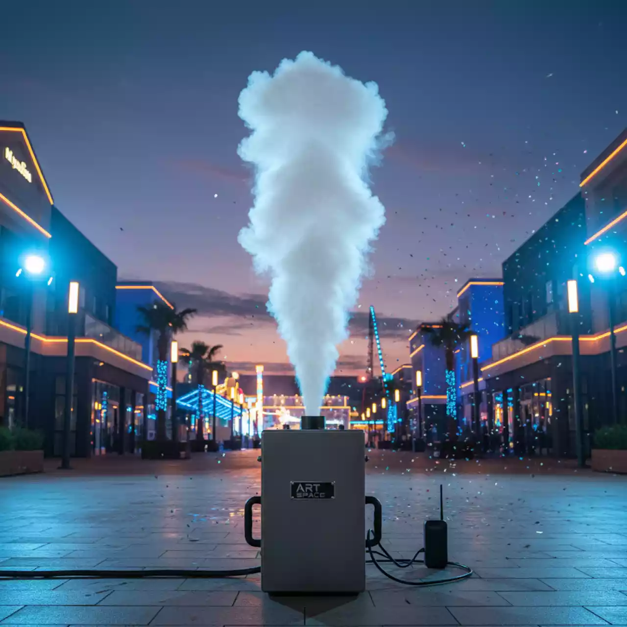 Аренда Генератор дыма вертикальная дым машина Involight FM 1200UP в Сочи Парк Отеле — ART SPACE