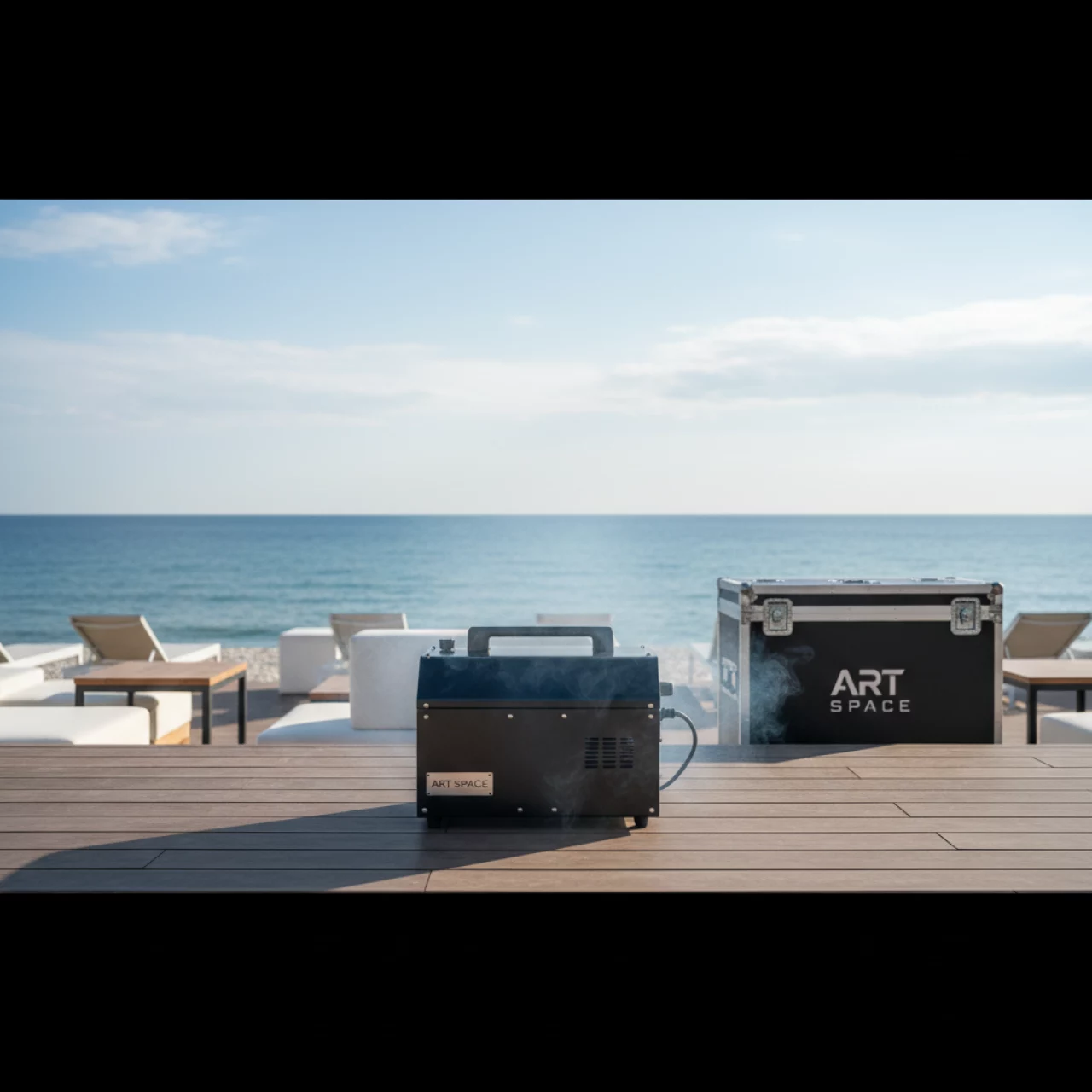 Аренда Генератор дымки Unique Hazer MK2 на пляже «Ривьера» — ART SPACE