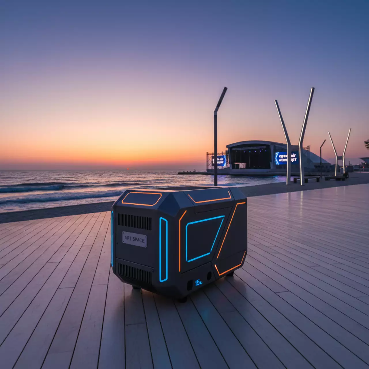 Аренда Генераторы 15 л на пляже «Ривьера» — ART SPACE