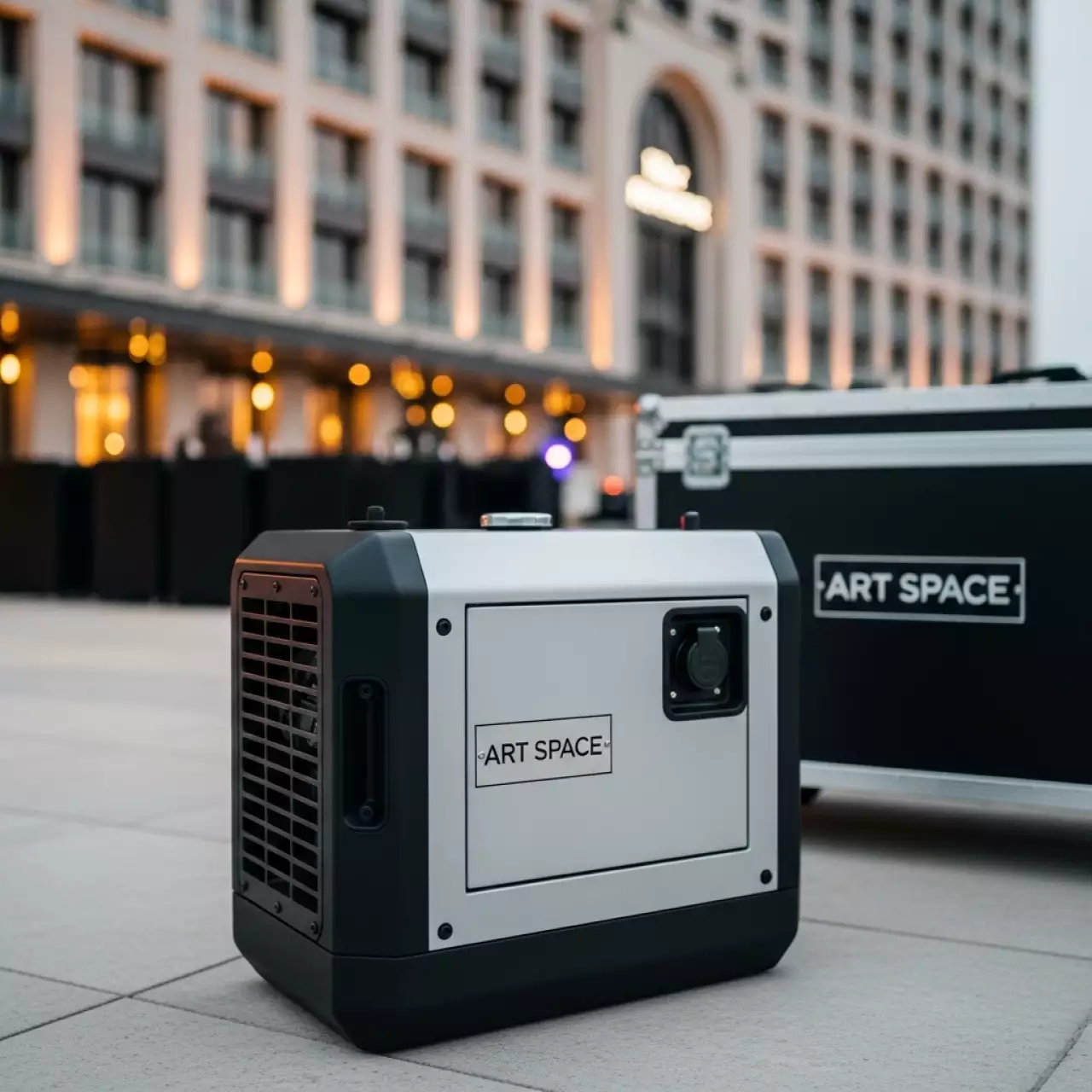 Аренда Генераторы A iPower в Mövenpick Hotel — ART SPACE