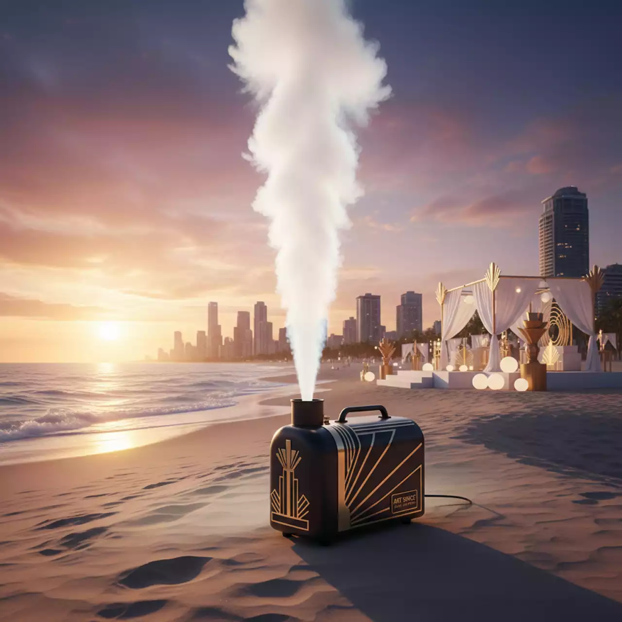 Аренда Генераторы CO2 на пляже «Мандарин» — ART SPACE