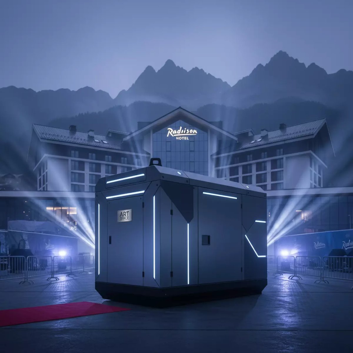 Аренда Генераторы электричества в Radisson Hotel Rosa Khutor — ART SPACE