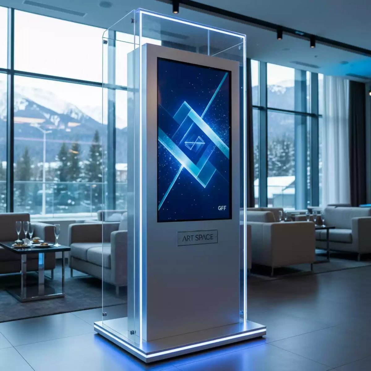 Аренда Гиф стойка Smart новогодняя в Rixos Krasnaya Polyana — ART SPACE