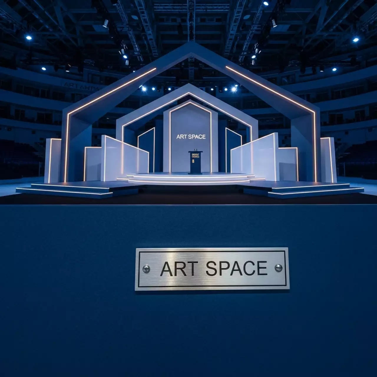 Аренда Гипсокартон КНАУФ Аквамарин в ледовой арене «Шайба» — ART SPACE