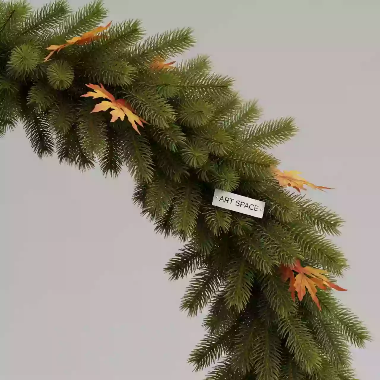 Аренда Гирлянда хвойная искусственная 3 м в гранд-отеле «Жемчужина» — ART SPACE