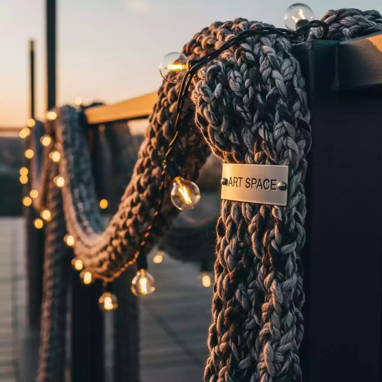 Аренда Гирлянда плетеная 1 на вилле «Анна» — ART SPACE