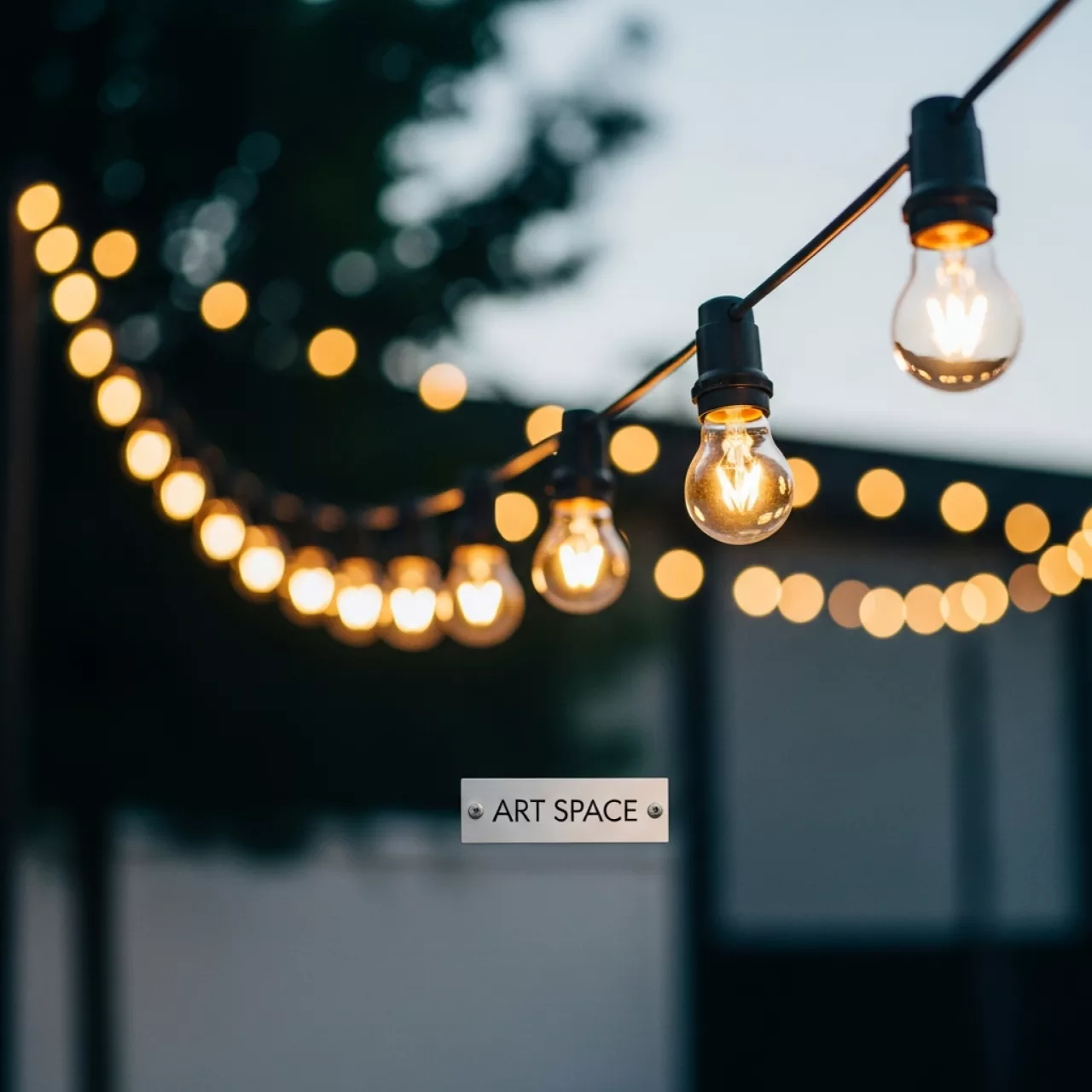 Аренда Гирлянда разнокалиберная № 11 в усадьбе Голицына — ART SPACE