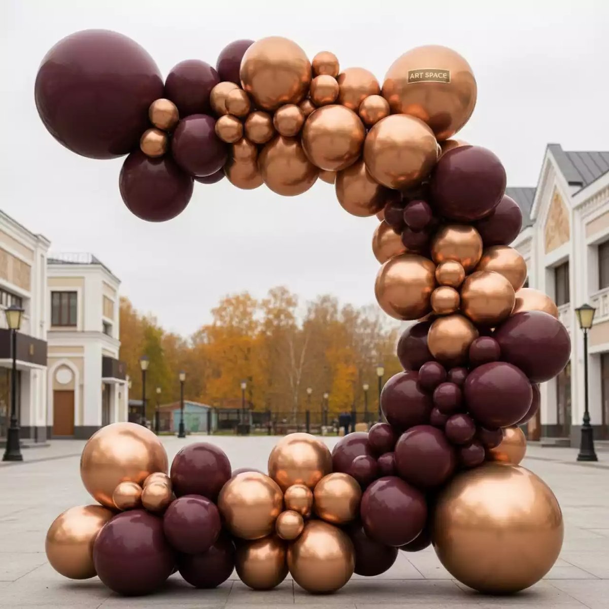 Аренда Гирлянда разнокалиберная № 1 в этно-парке «Моя Россия» — ART SPACE