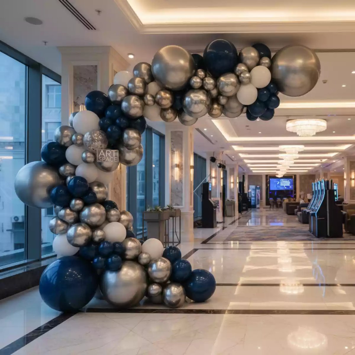 Аренда Гирлянда разнокалиберная № 5 в казино «Сочи» — ART SPACE