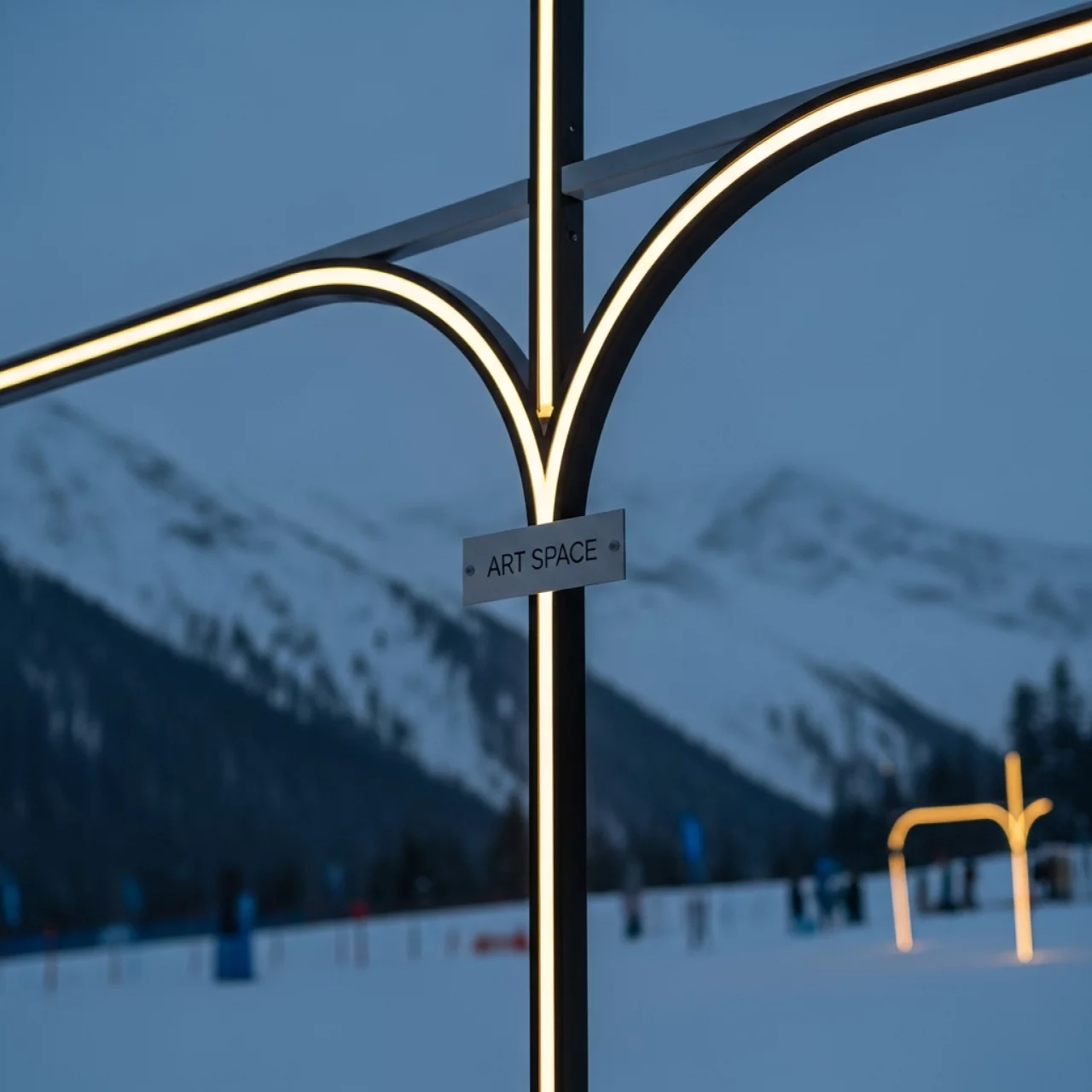 Аренда Гирлянда светодиодная на курорте «Газпром» (Альпика) — ART SPACE