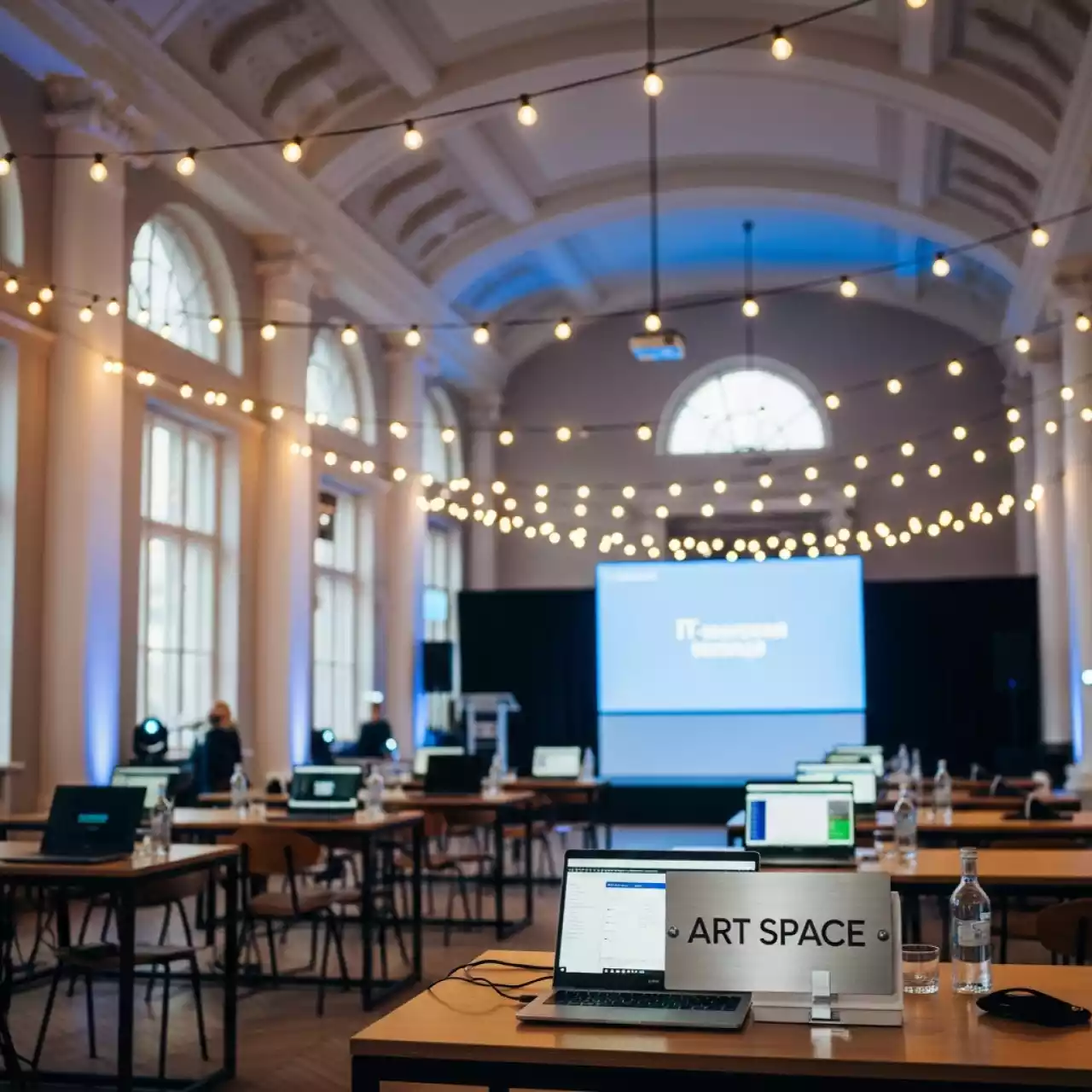 Аренда Гирлянда светодиодная в ассортименте в Зале органной и камерной музыки — ART SPACE