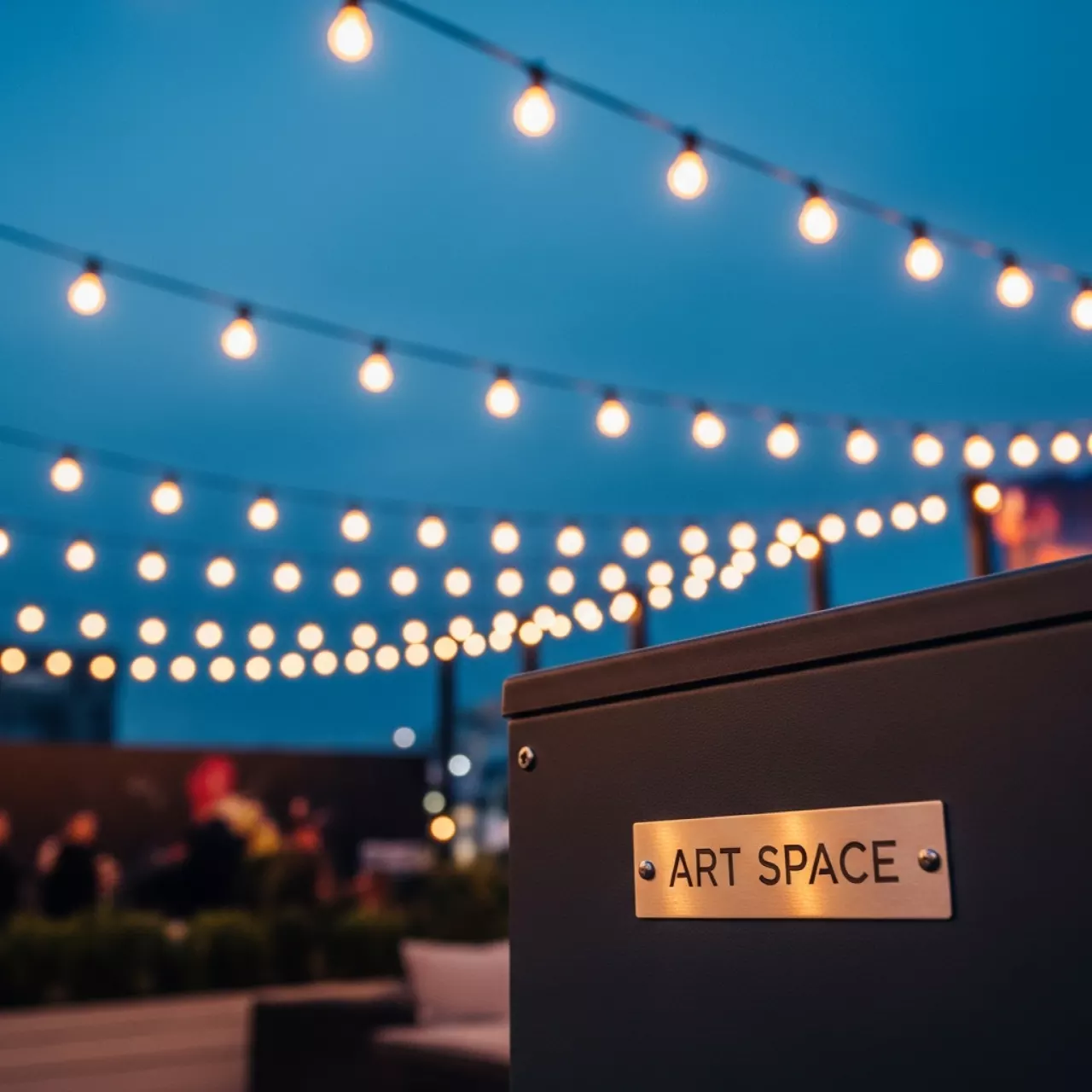 Аренда Гирлянда уличная в ресторане «Магадан» — ART SPACE