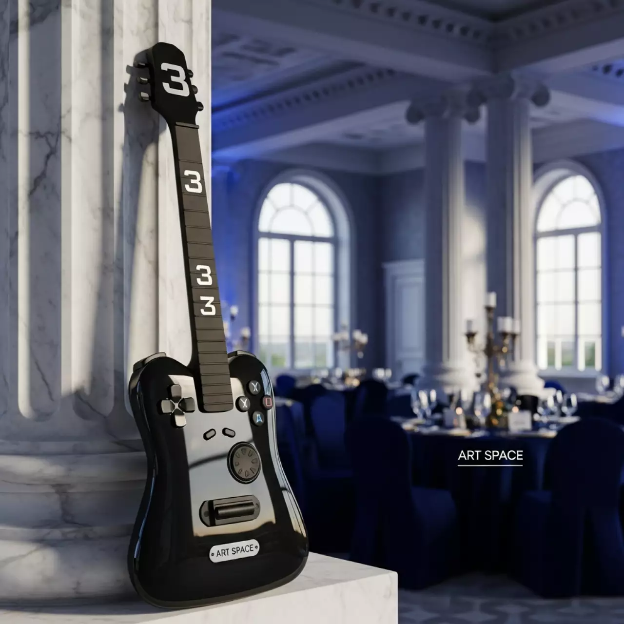 Аренда Гитара беспроводная для Guitar Hero Live на вилле «Анна» — ART SPACE