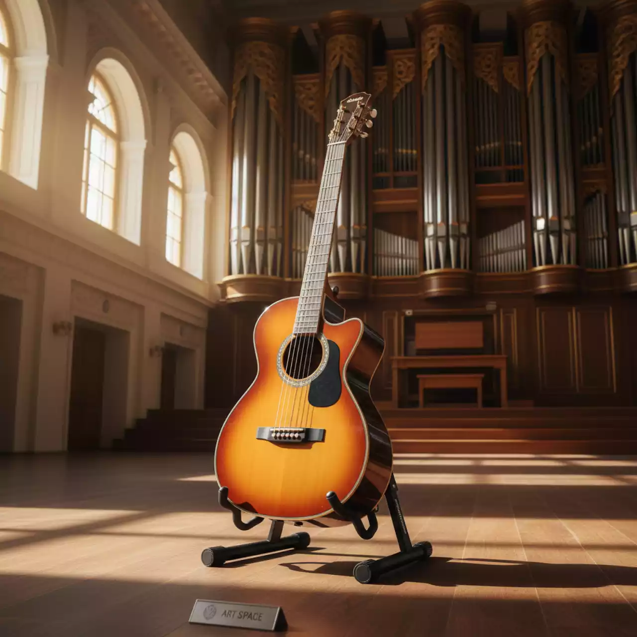 Аренда Гитарная стойка Athletic git 4u в Зале органной и камерной музыки — ART SPACE