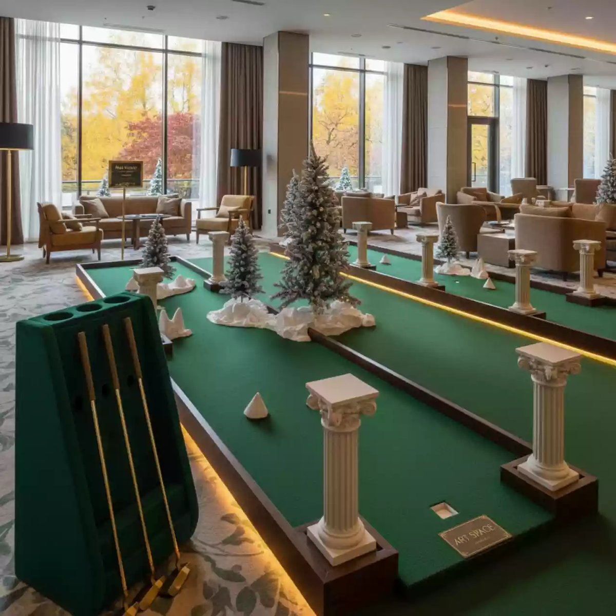 Аренда Гольф новогодний в Novotel Resort — ART SPACE