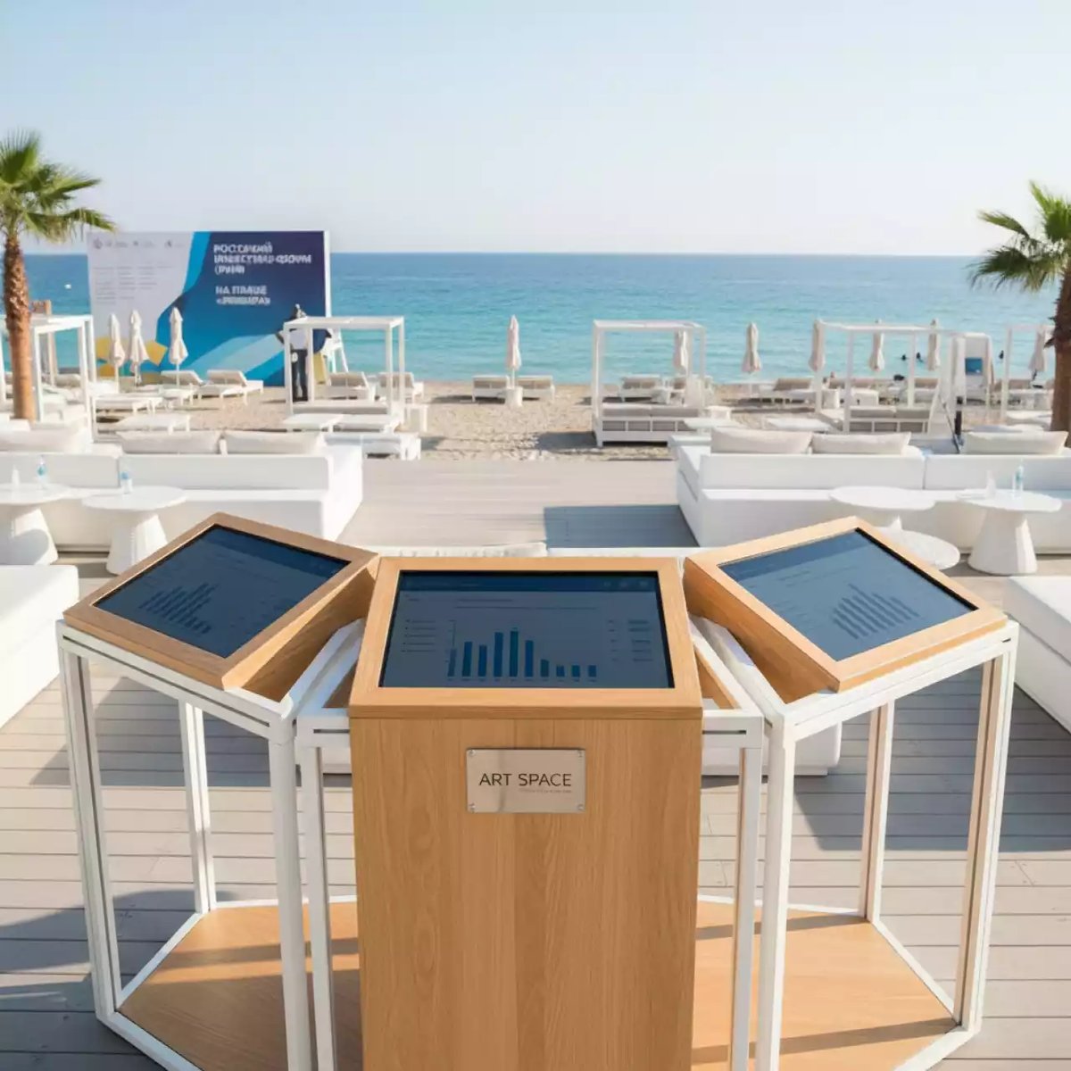 Аренда Голосование интерактивное на пляже «Ривьера» — ART SPACE