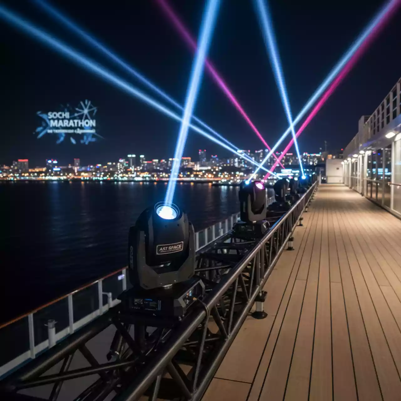 Аренда Голова Beam Spot Wash R17 на теплоходе «Дагомыс» — ART SPACE