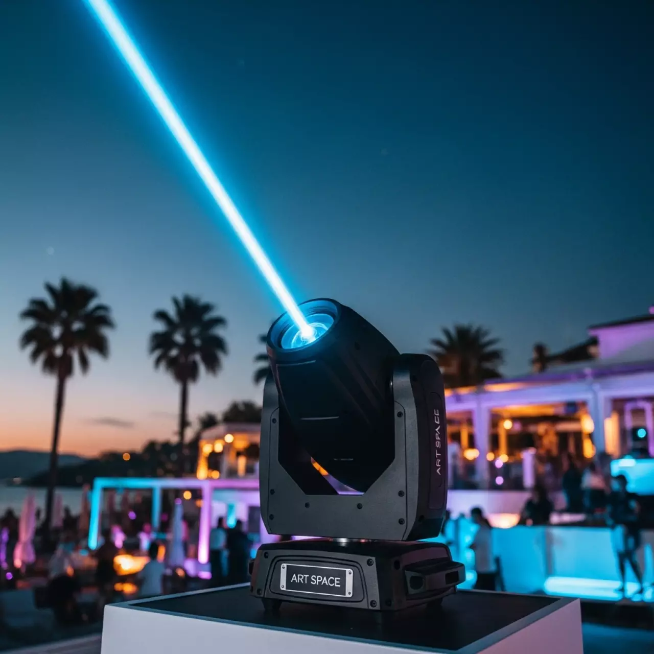 Аренда Голова вращающаяся Beam 230 R7 в пляжном клубе Del Mar — ART SPACE